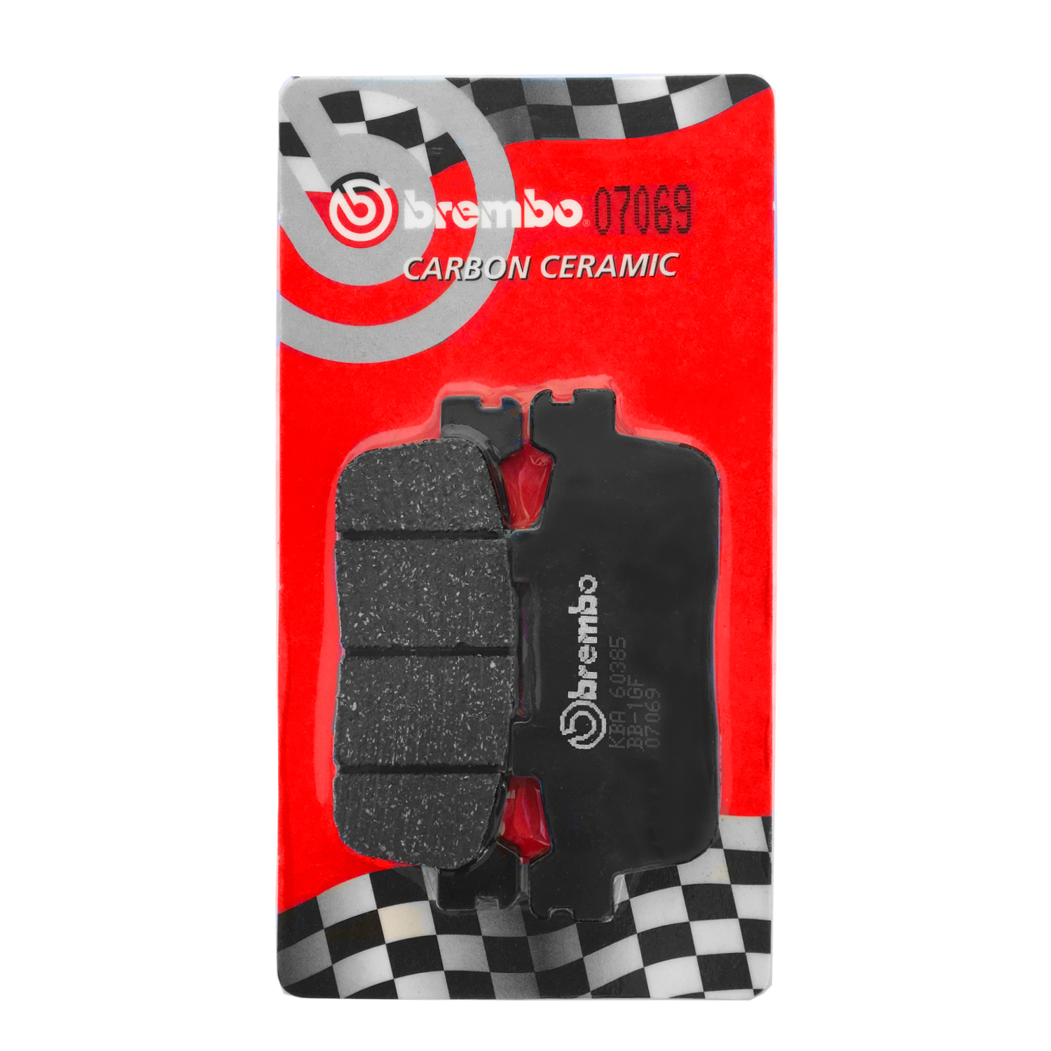 PASTIGLIE FRENO POSTERIORI BREMBO CARBON CERAMIC 07069 KYMCO XCITING Ri 300 2010