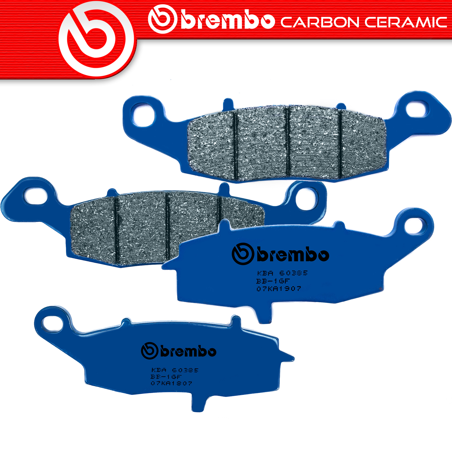 4 PASTIGLIE FRENO ANTERIORI BREMBO RC CARBON CERAMIC SUZUKI GSX-R 600 2008 2009
