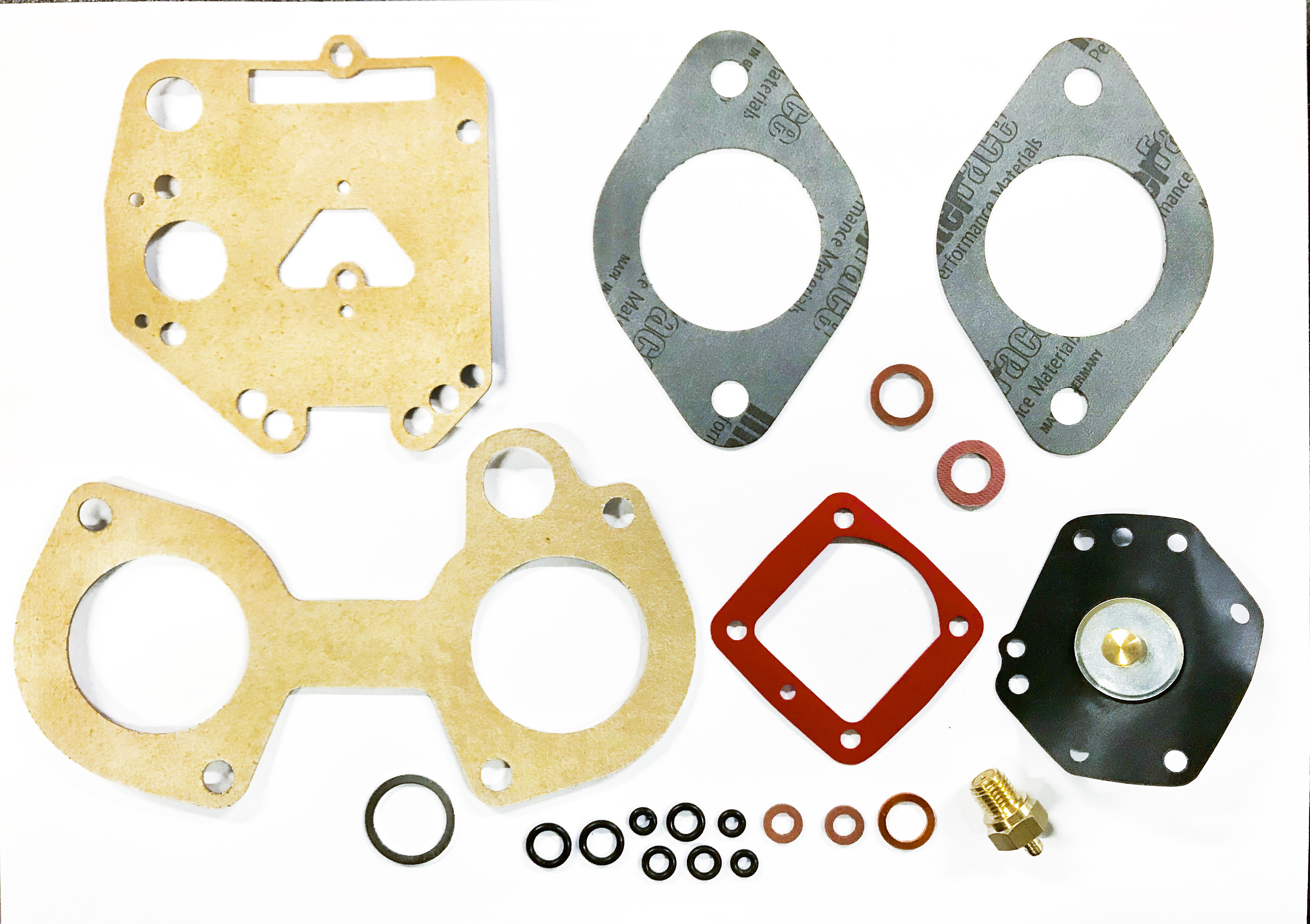 N°2 KIT REVISIONE CARBURATORI SOLEX 2X40 DDH ALFA ROMEO GIULIA SUPER GT ...