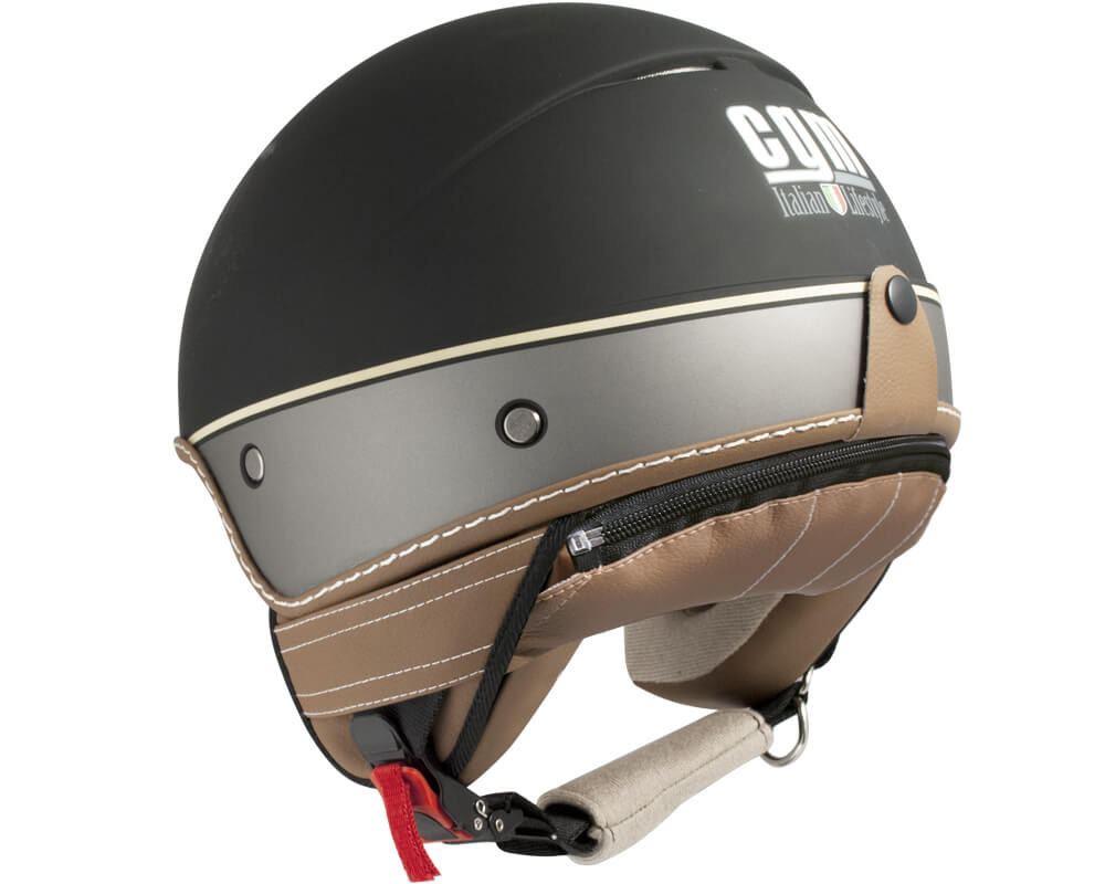 L Casco 104G NAIROBI Nero opaco
