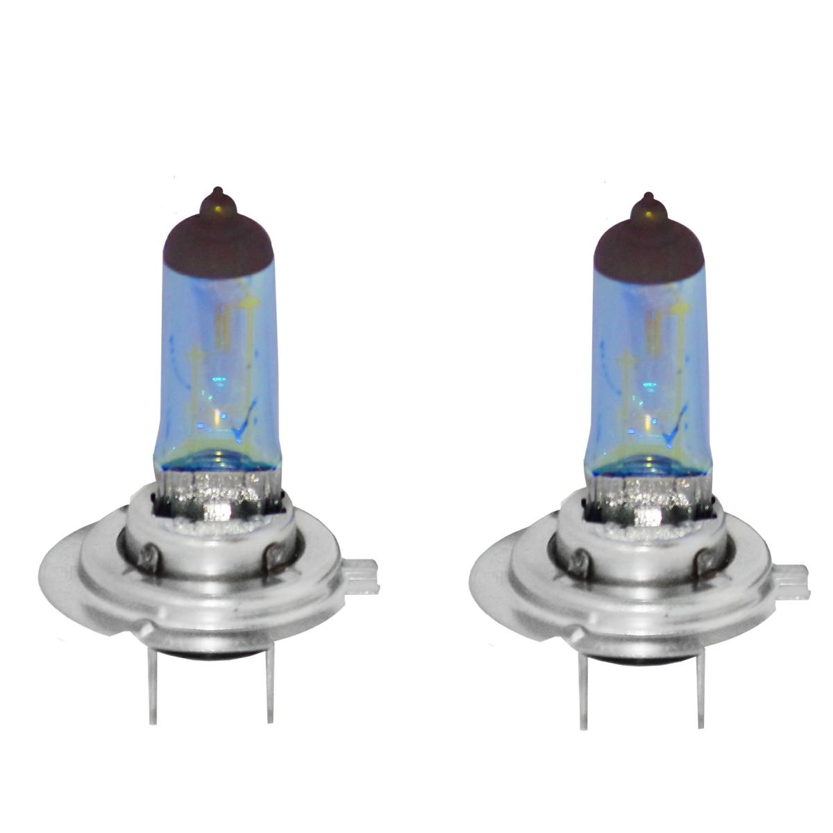 KIT 2 LAMPADE EFFETTO XENON LUCE BIANCA 12V 55W H7 6000K HID STYLE SIMONI RACING
