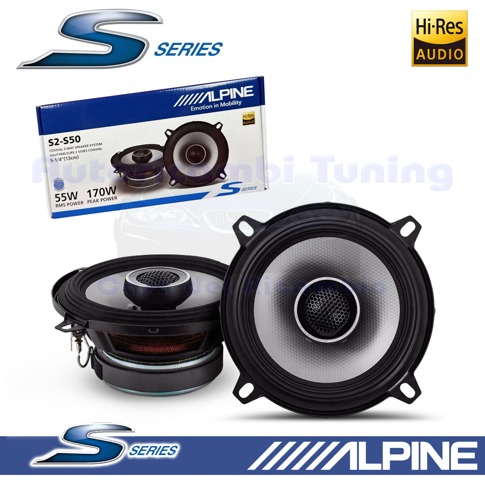 Hertz HMX 8 S | 20cm / 8 | 100 Watt RMS @ 4 | Powersports Coaxiale Hertz HMX 8 S | 20cm / 8 | 100 Watt RMS @ 4 | Powersports Coaxiale